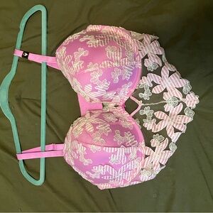 Victoria's Secret Purple Lace Bralette 38DD
